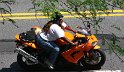 Big Black girl biker, New York